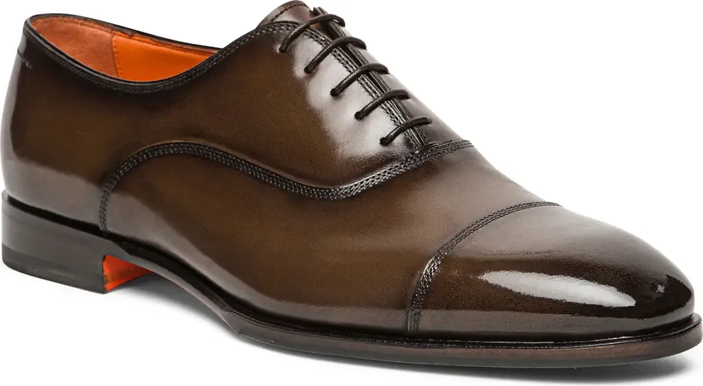 Archie Cap Toe Oxford by Santoni