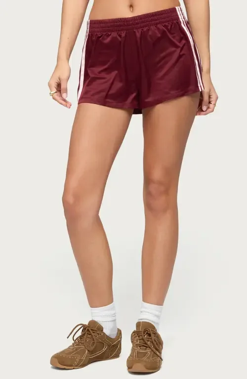 Nikki Side Stripe Shorts by EDIKTED