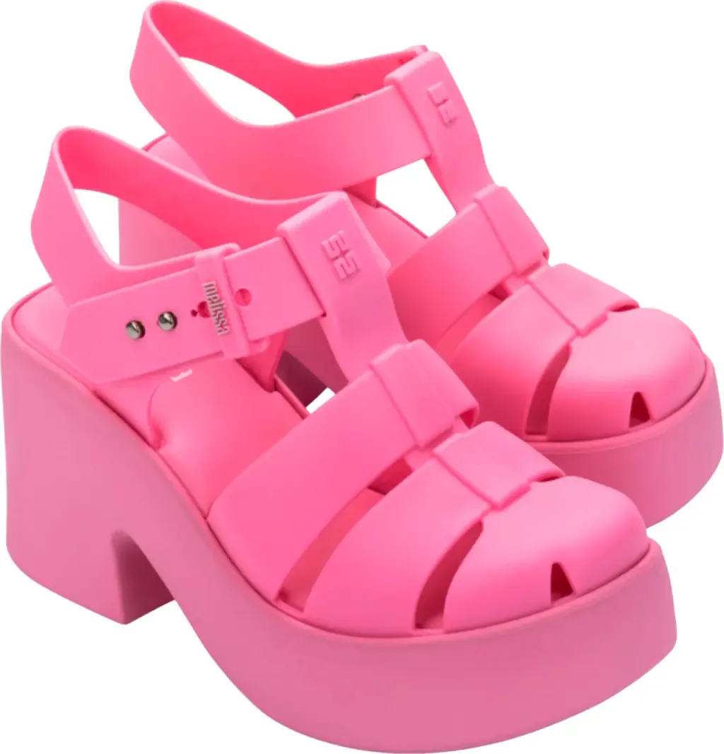 Lulu Platform Fisherman Sandal by Melissa