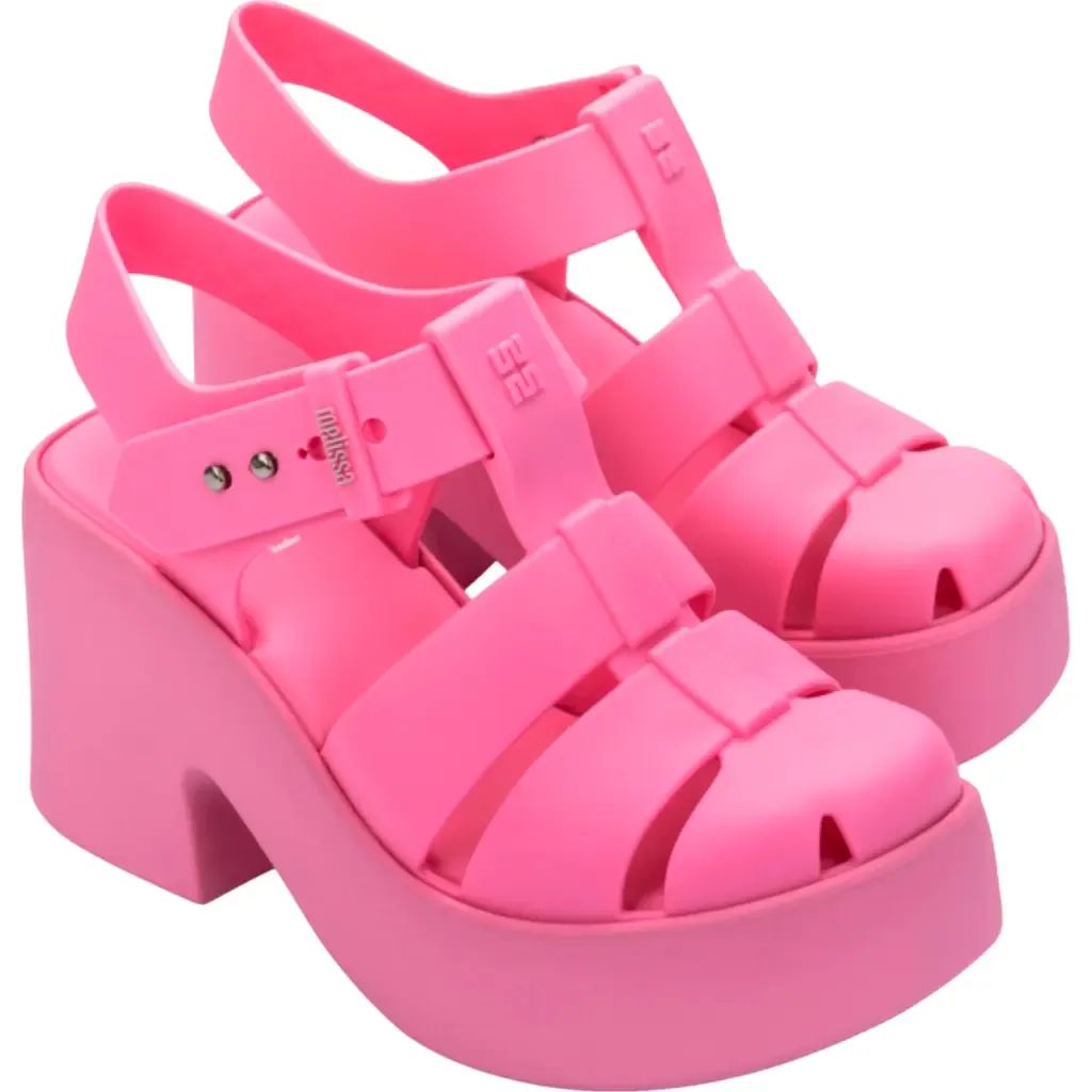 Lulu Platform Fisherman Sandal by Melissa
