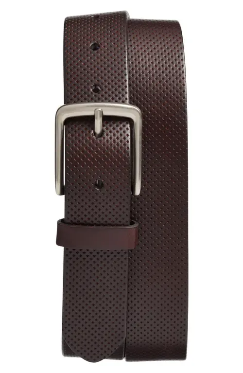 Brian Perforated Leather Belt by Nordstrom