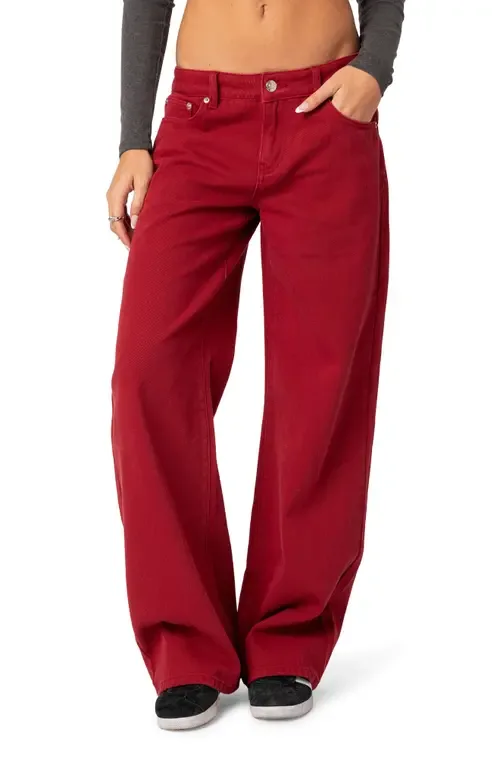 Roman Slouchy Wide Leg Jeans by EDIKTED