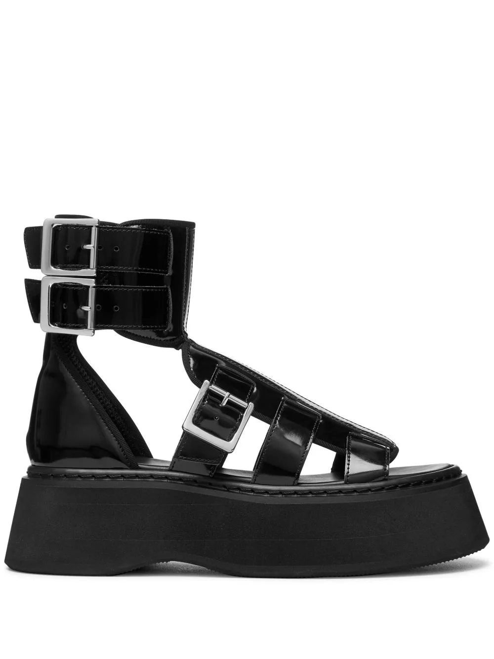 Caged Leather Sandals by Junya Watanabe