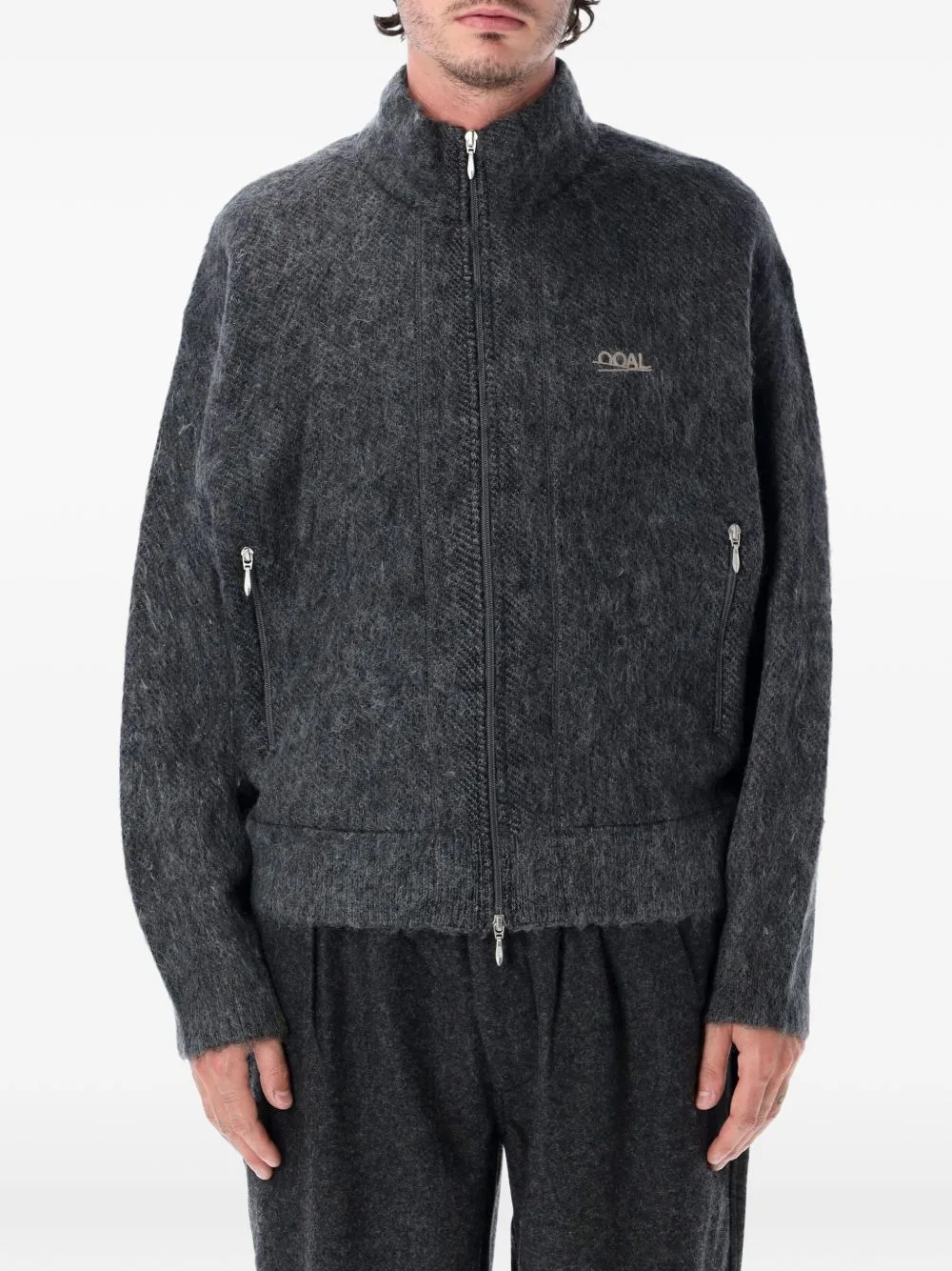 OOAL Brushed-Finish Zip-Up Cardigan by Nanamica