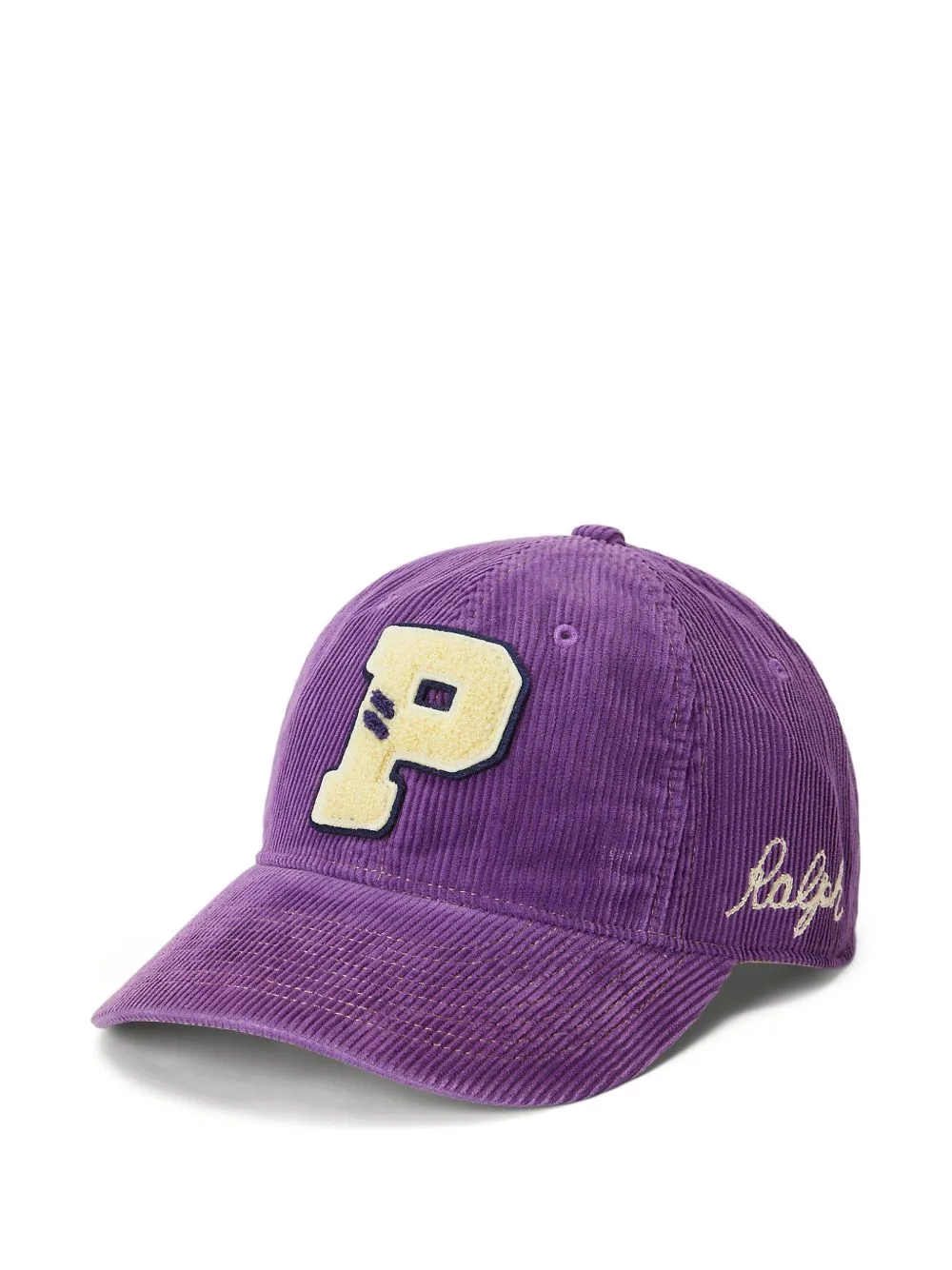 Corduroy Letter Ball Cap by Polo Ralph Lauren