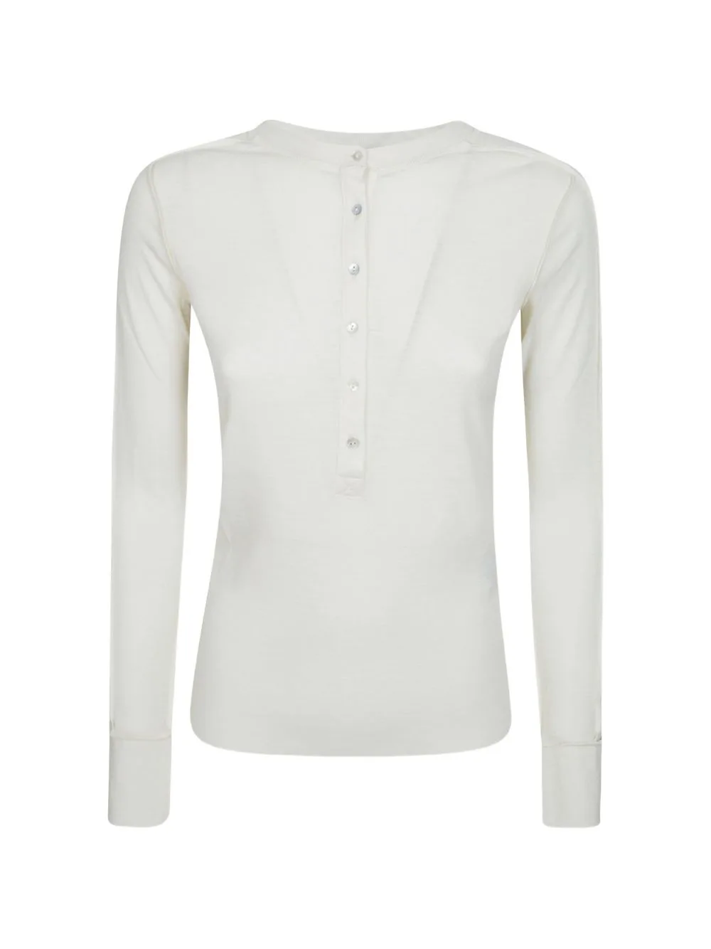 Laos Henley-Neck T-Shirt by Soeur