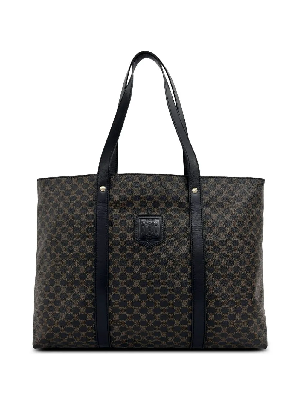 1998 Macadam Coated Canvas Tote Bag by Celine Pre-Owned