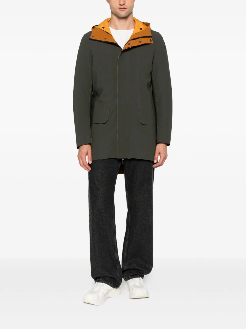 Hooded Zip-Up Coat by RRD