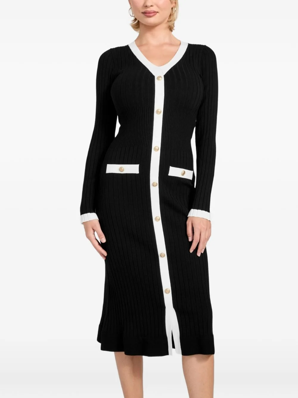 Rib-Knit Midi Dress by GUESS USA