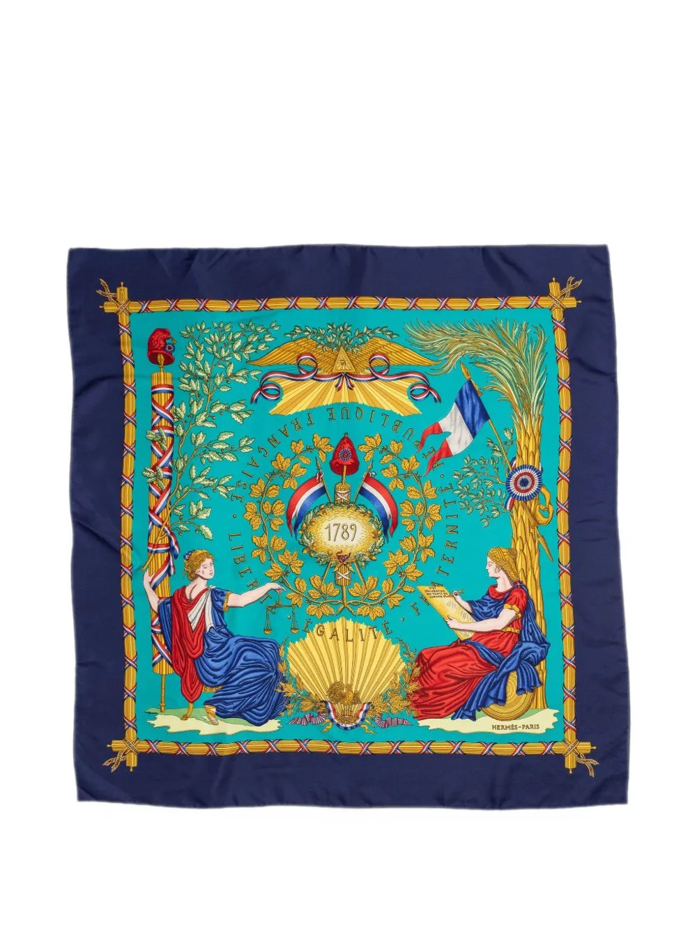 Liberté Égalité Fraternité Silk Scarf
