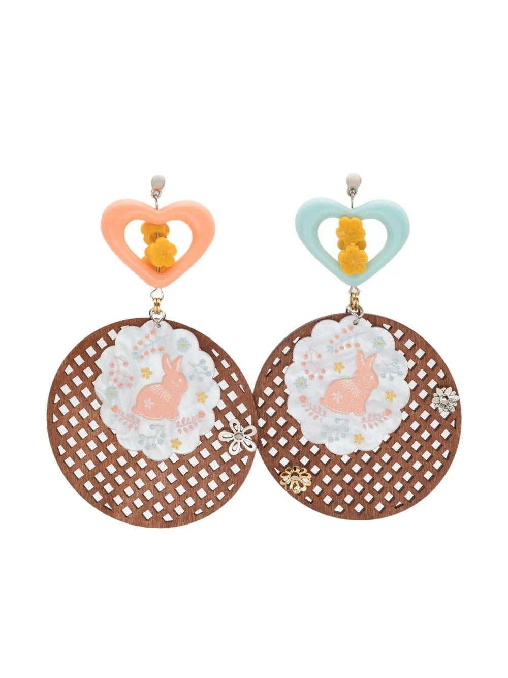 Duck-Motif Drop Earrings by Amir Slama