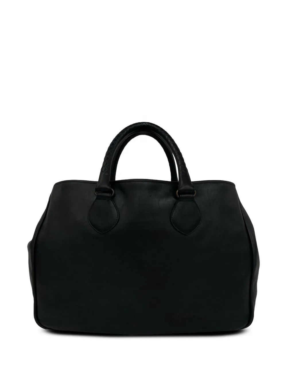 2012-2026 Intrecciato Trimmed Handbag by Bottega Veneta Pre-Owned