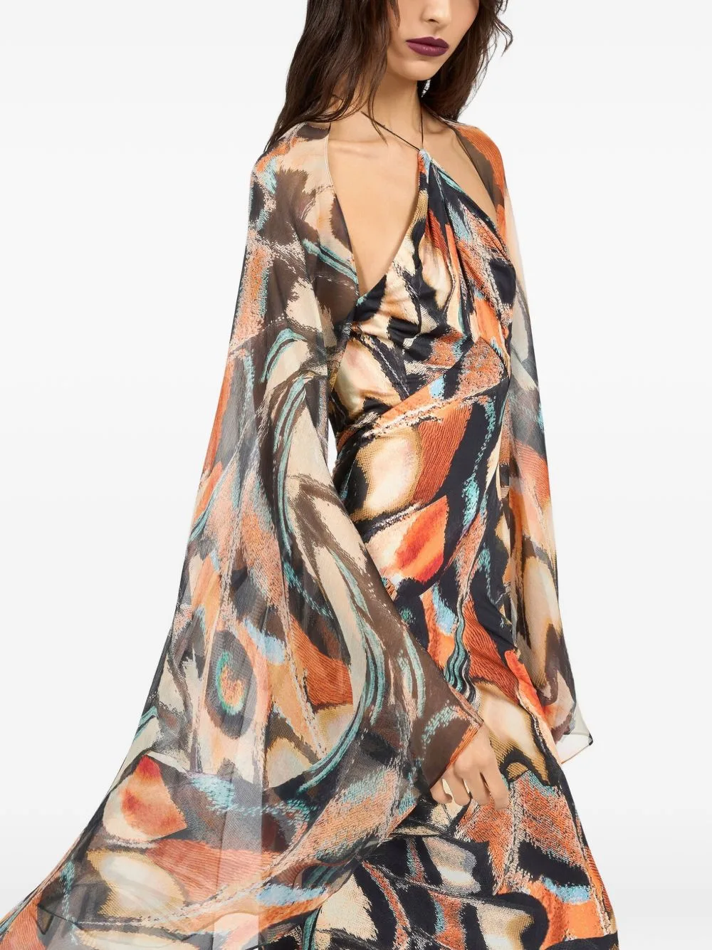 Open-Back Maxi Dress by Roberto Cavalli