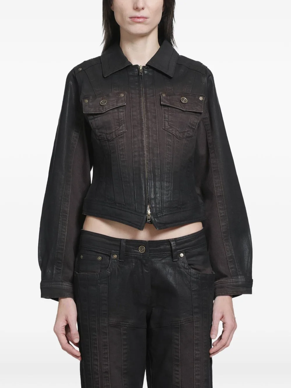 Alice Panelled Denim Jacket by KNWLS