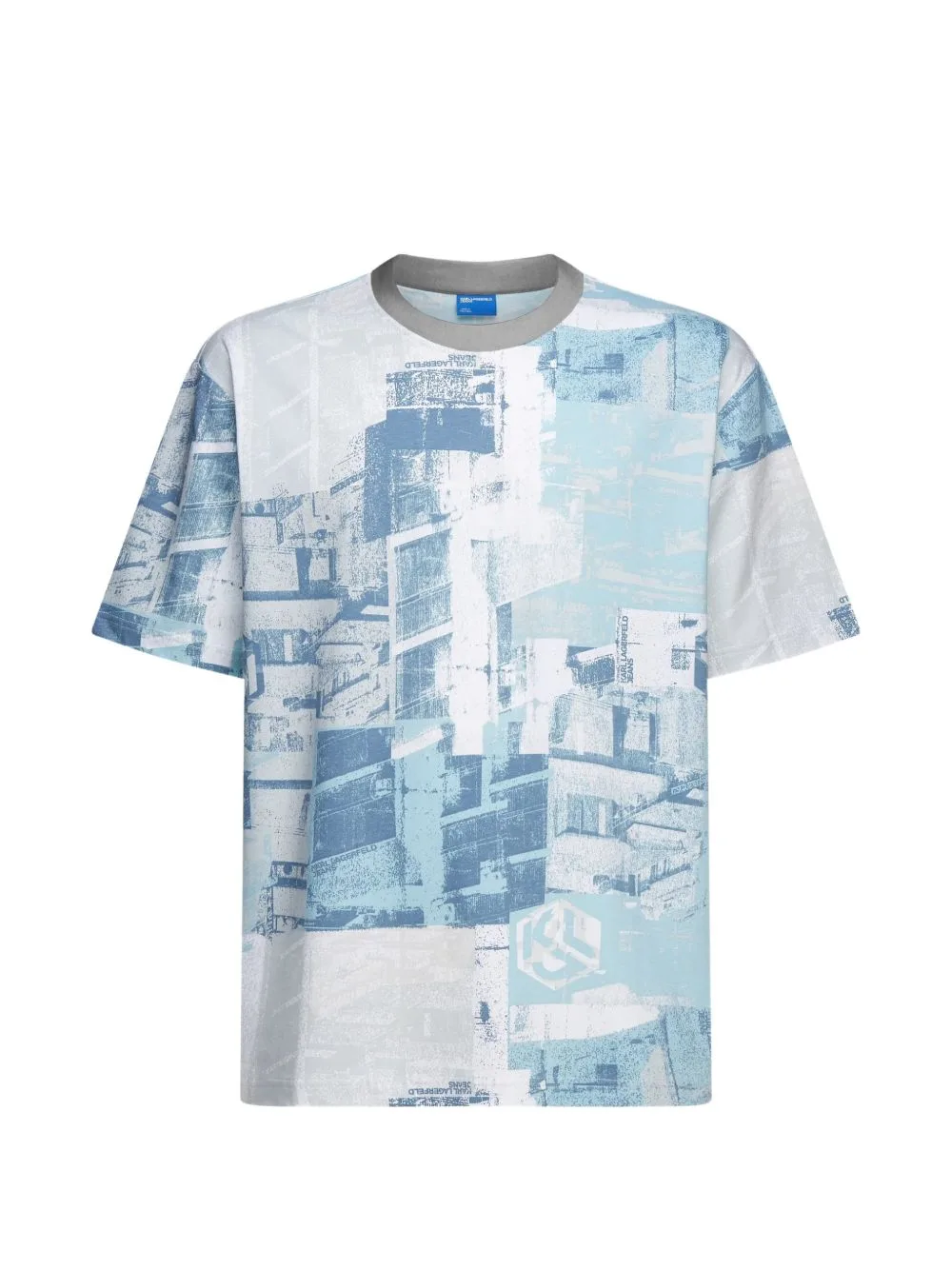 Cityscape-Print Relaxed-Fit T-Shirt by Karl Lagerfeld Jeans