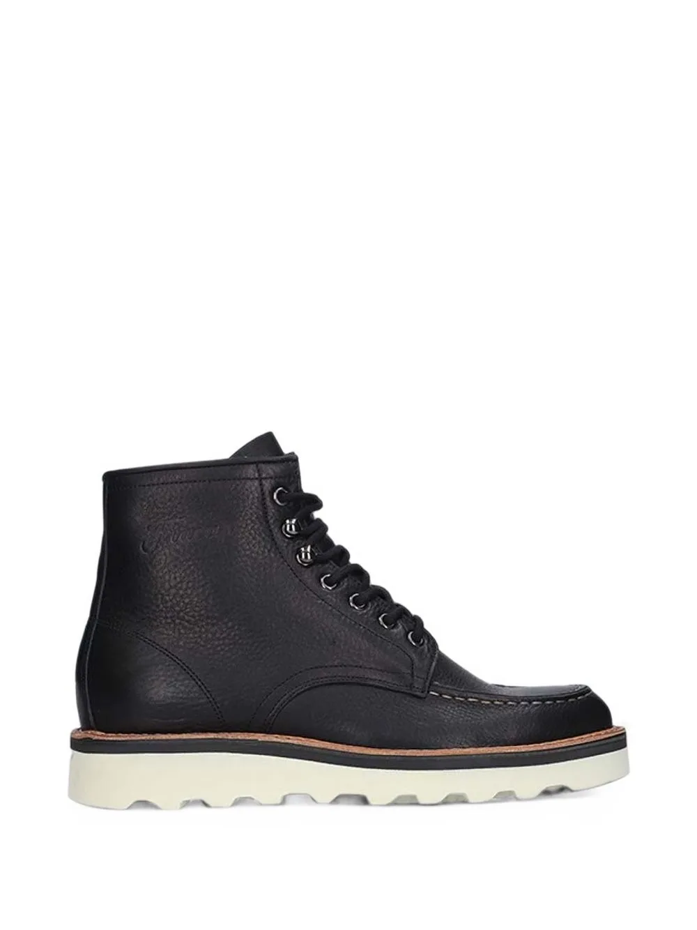 Explorer Pebbled Leather Boots by Fracap