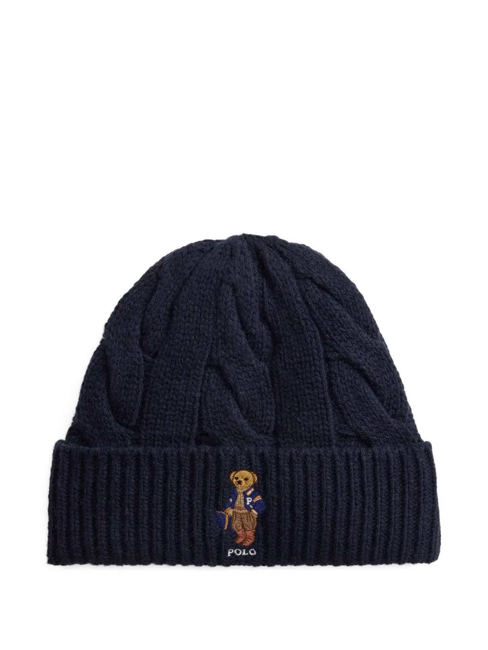 Polo Bear Cable-Knit Beanie Hat by Polo Ralph Lauren
