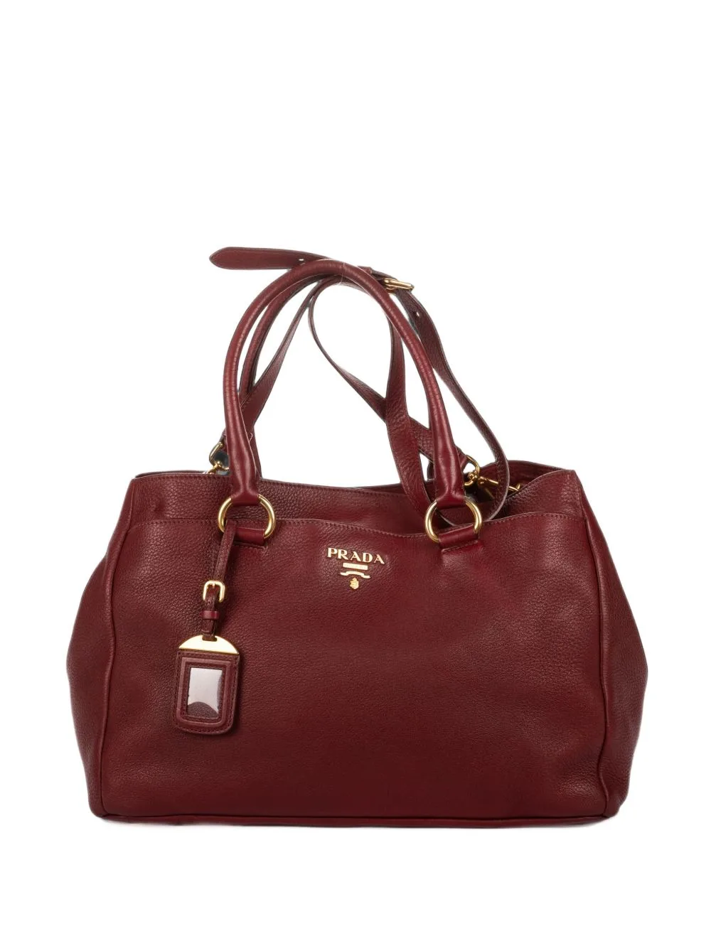 Vitello Daino Tote Bag by Prada Pre-Owned