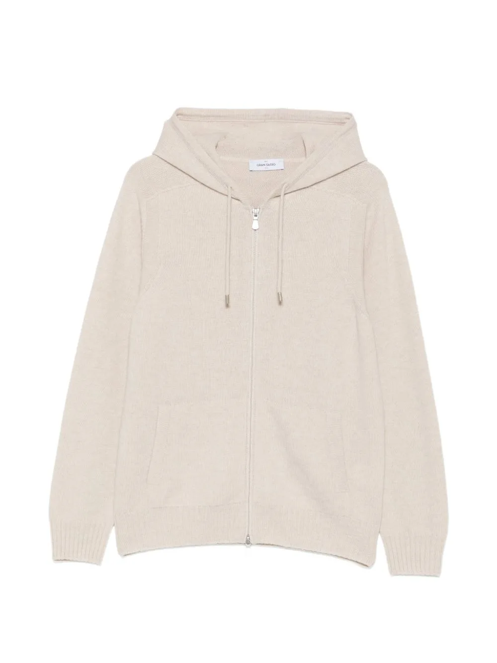 Zip-Up Hooded Sweater by Gran Sasso
