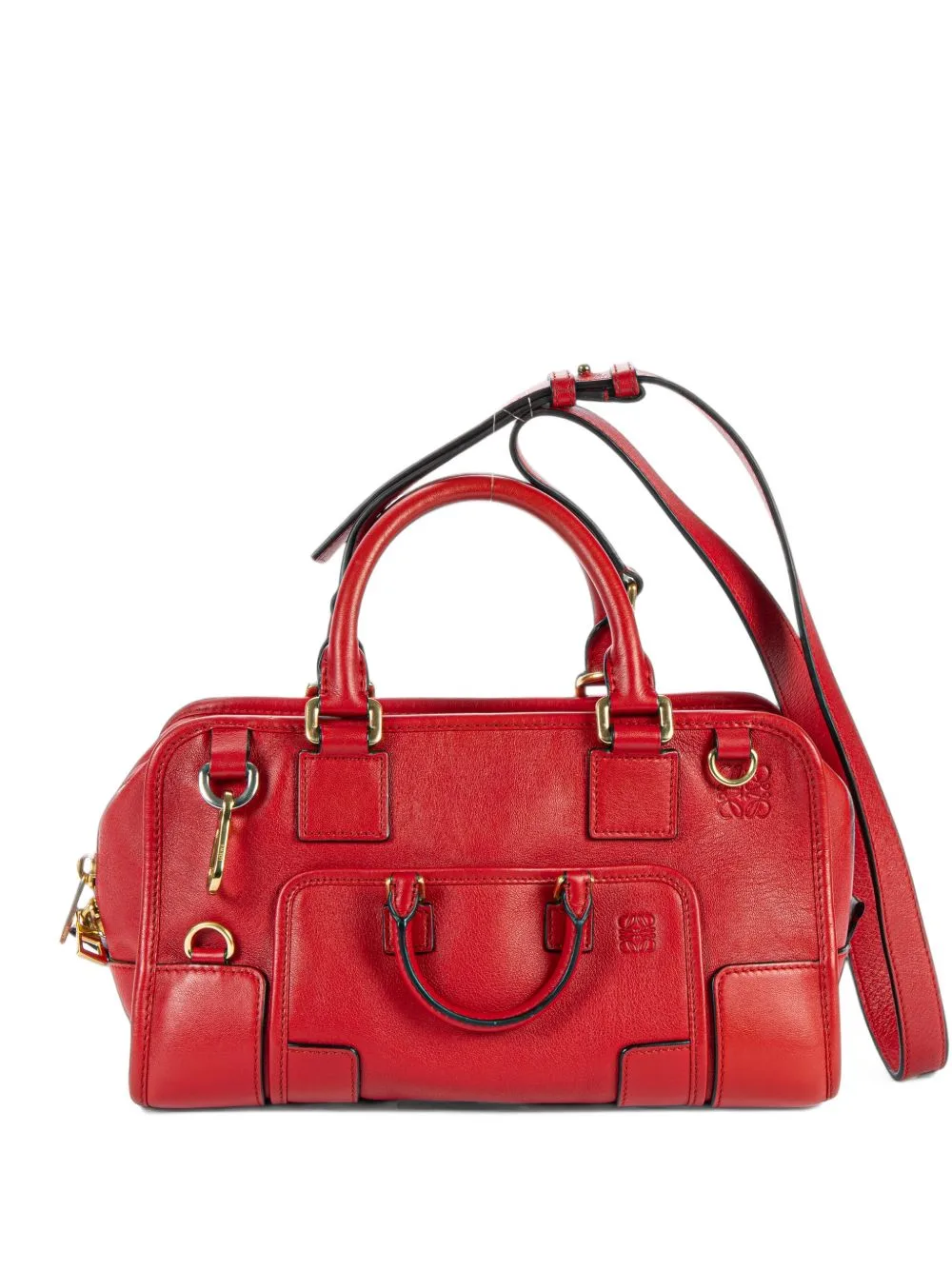Amazona Multiplication Leather Tote Bag by Loewe Pre-Owned