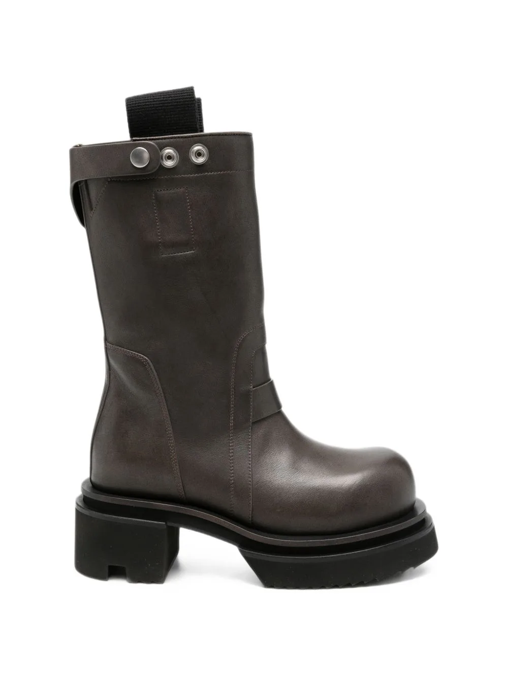 Stud-Embellished Platform Boots by Rick Owens