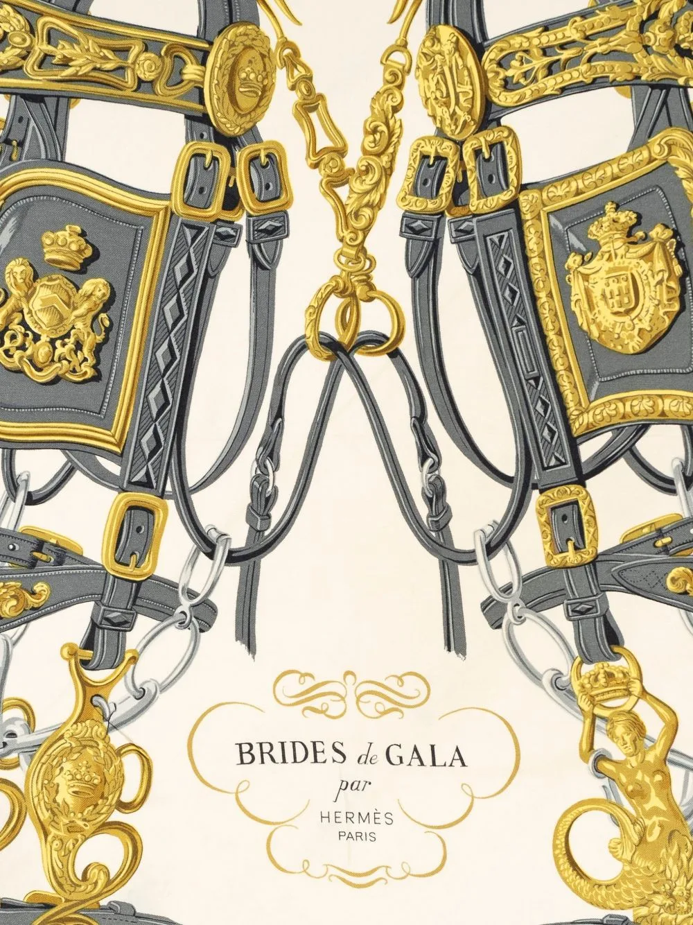 Brides De Gala Silk Scarf by Hermès Pre-Owned