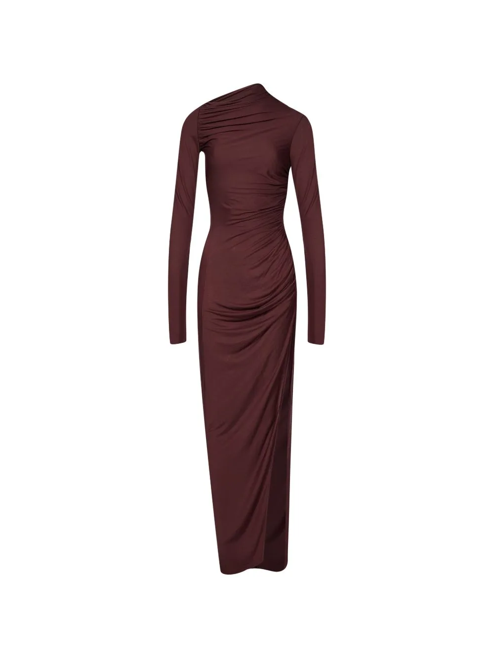 Ls Svita Asymmetric Ruched Maxi Dress