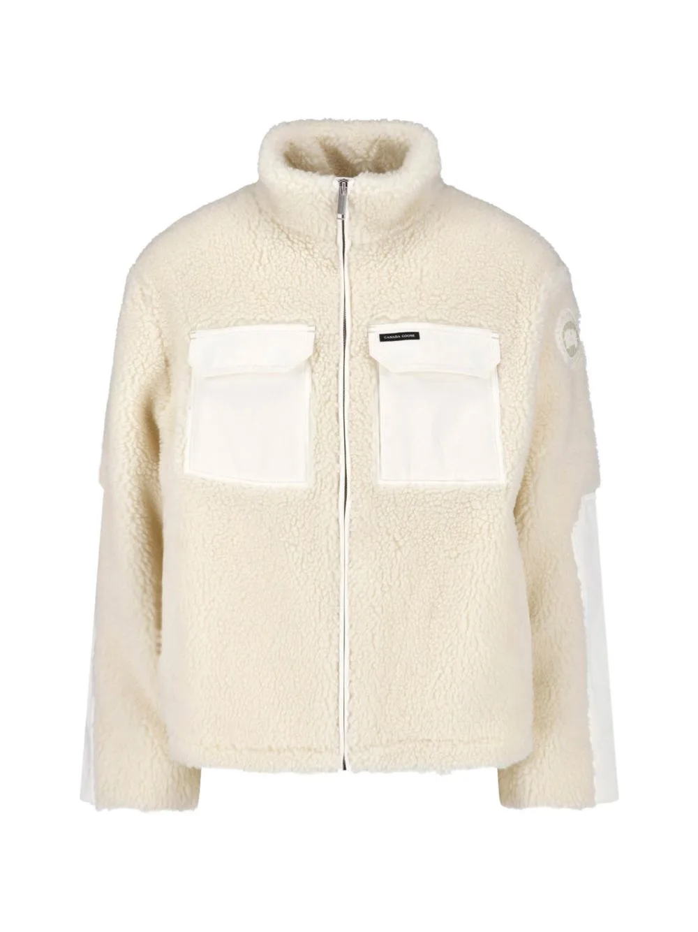 Fleece-Texture Panelled Jacket by Canada Goose