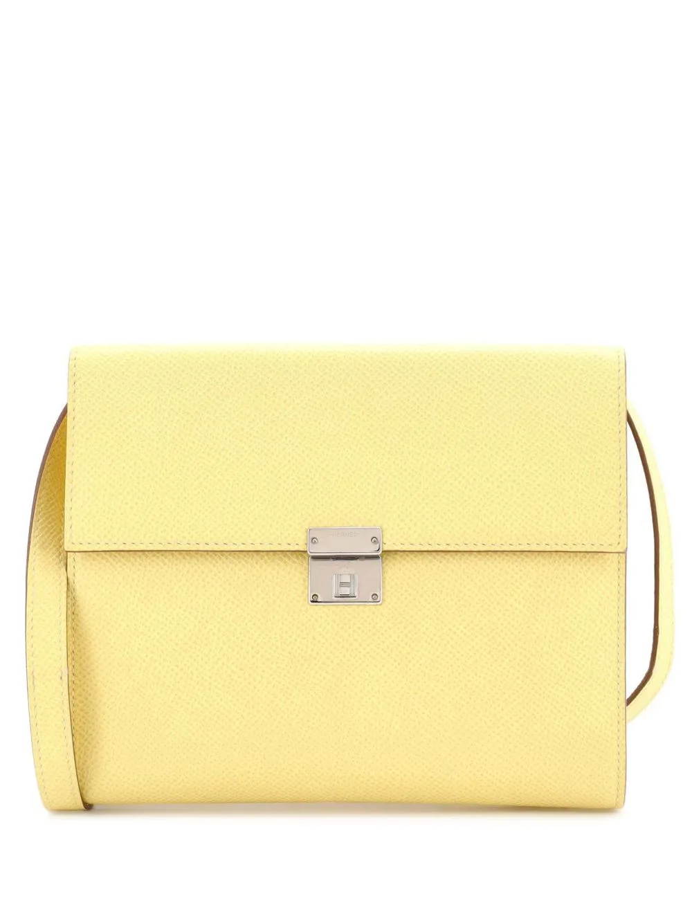 Clic Wallet on Strap Verso Epsom 16 Crossbody Bag by Hermès Pre-Owned