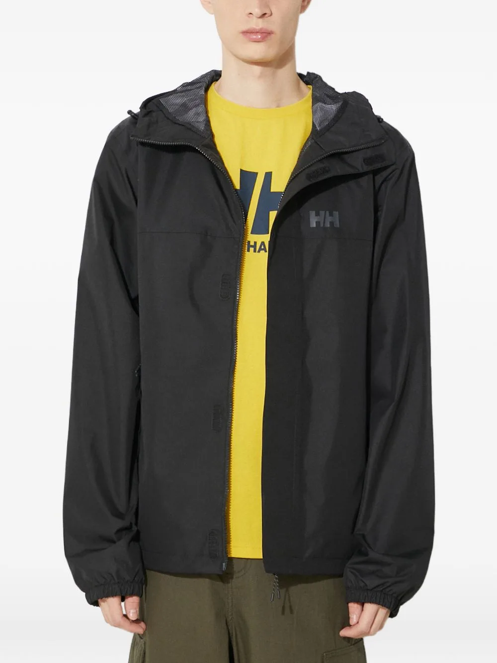 Vancouver Hooded Logo-Print Jacket by Helly Hansen