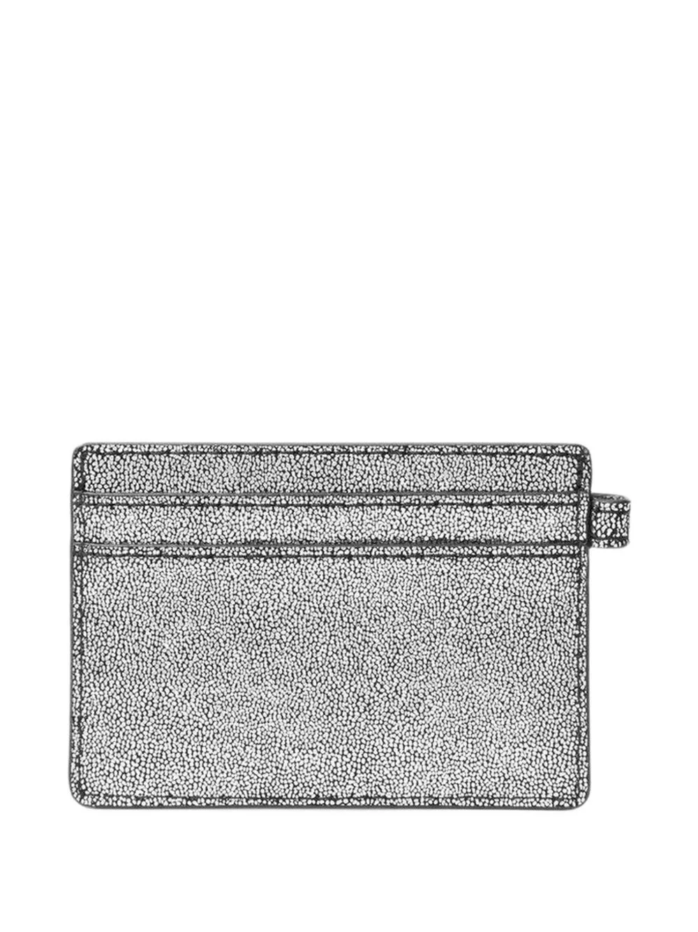 Jet Set Metallic-Leather Card Case with Charms by Michael Michael Kors