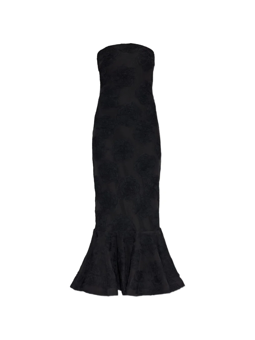 Floral-Appliqué Midi Dress by ROTATE BIRGER CHRISTENSEN