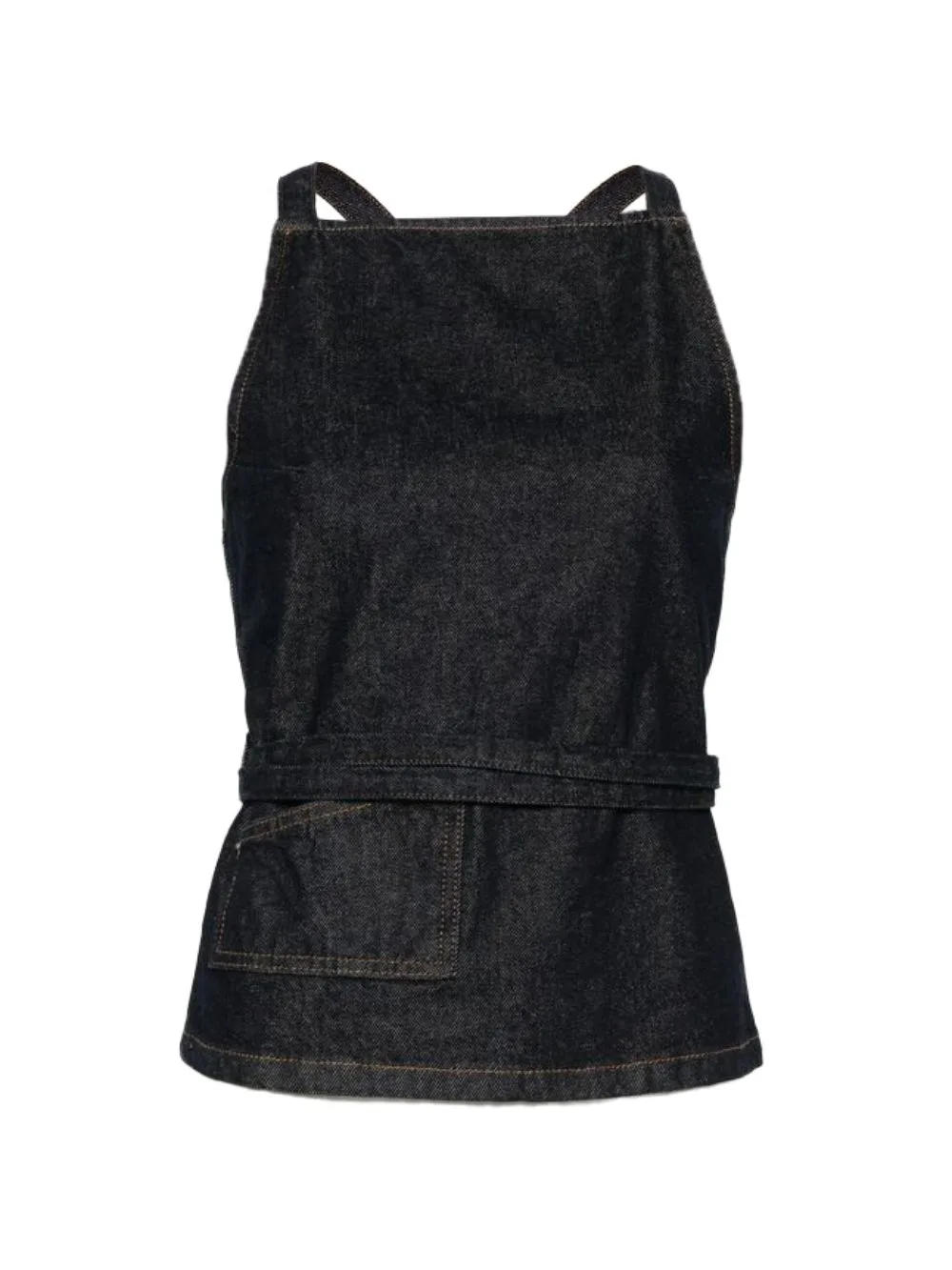 Annabelle Apron Top Indigo by DAMSON MADDER