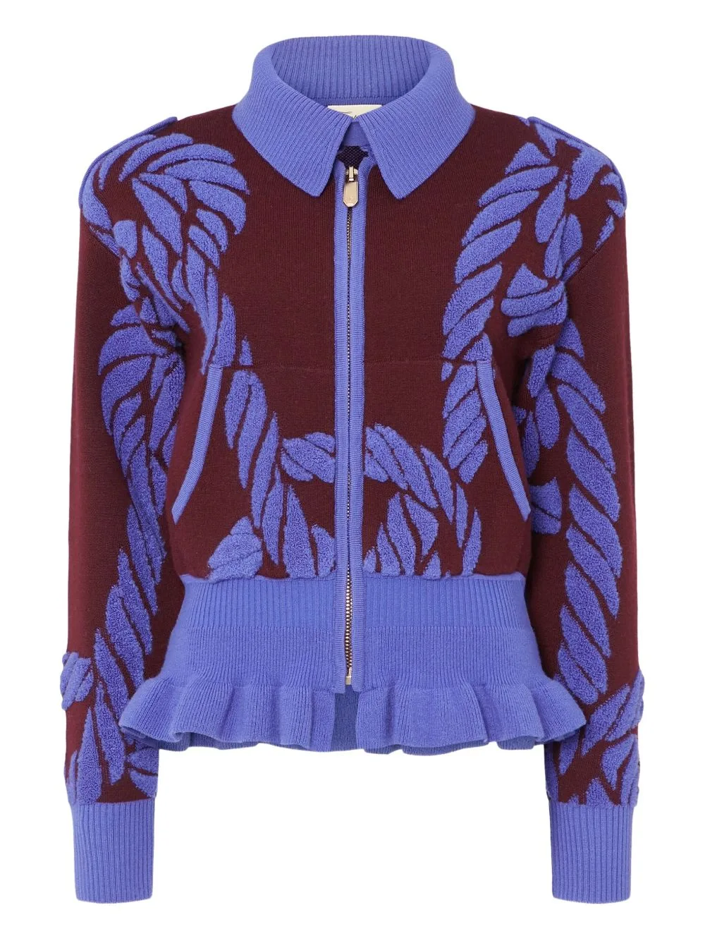 Geometric-Pattern Cardigan by Temperley London
