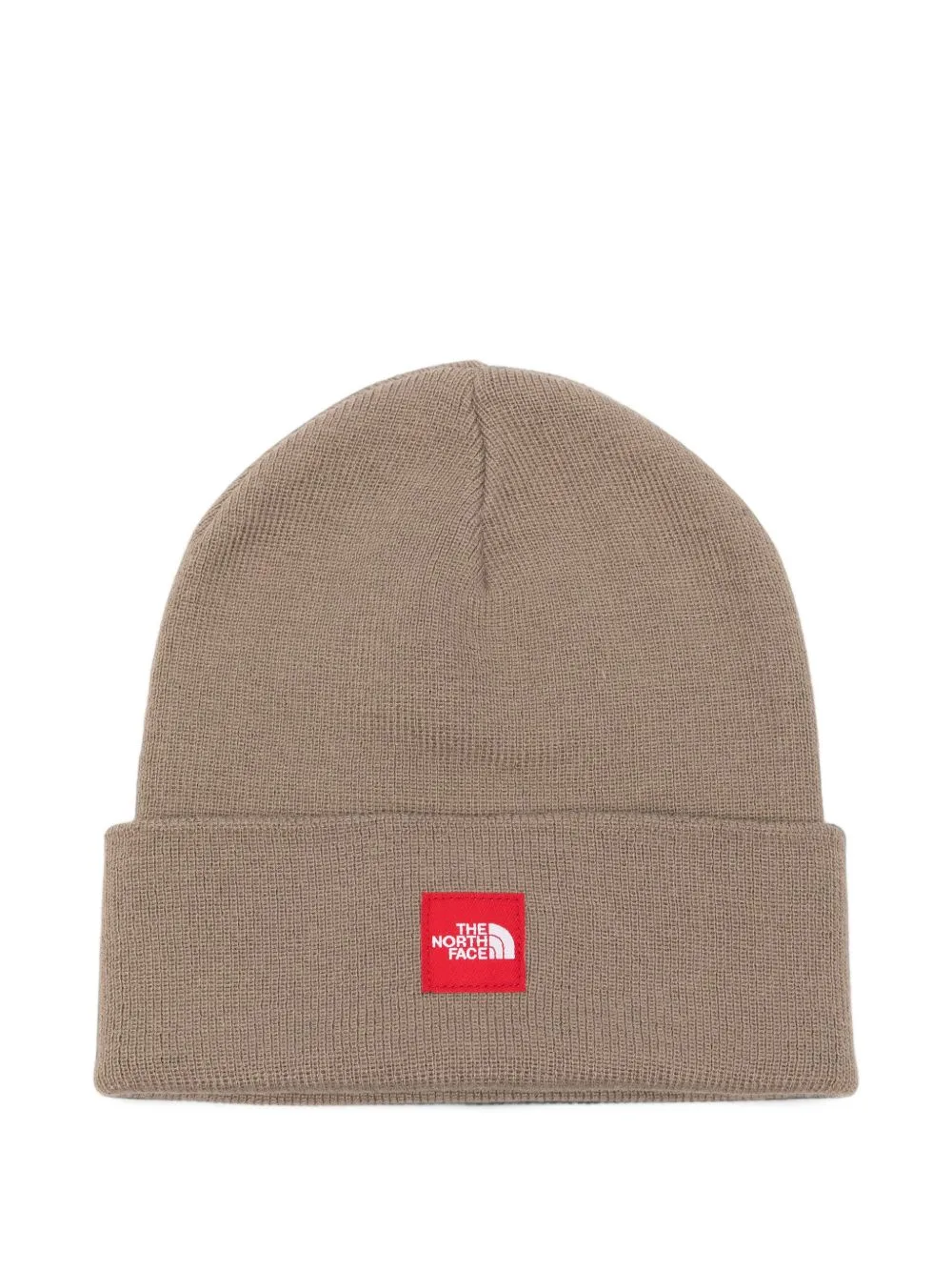 Logo-Patch Ribbed-Knit Beanie Hat by The North Face