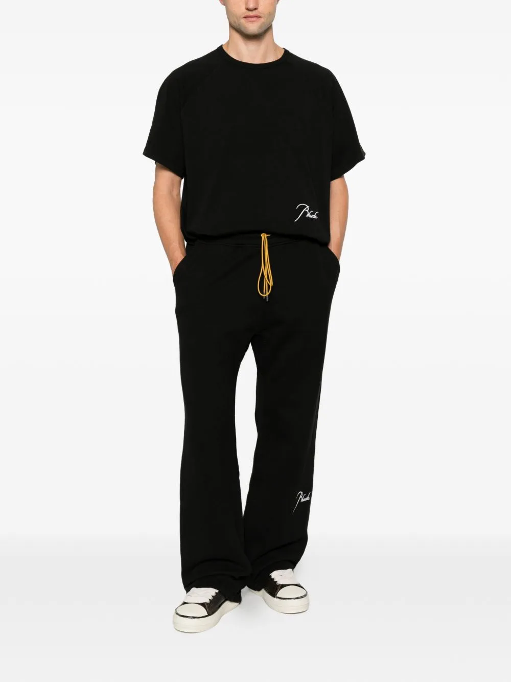 Logo-Embroidered Drawstring Track Pants by RHUDE
