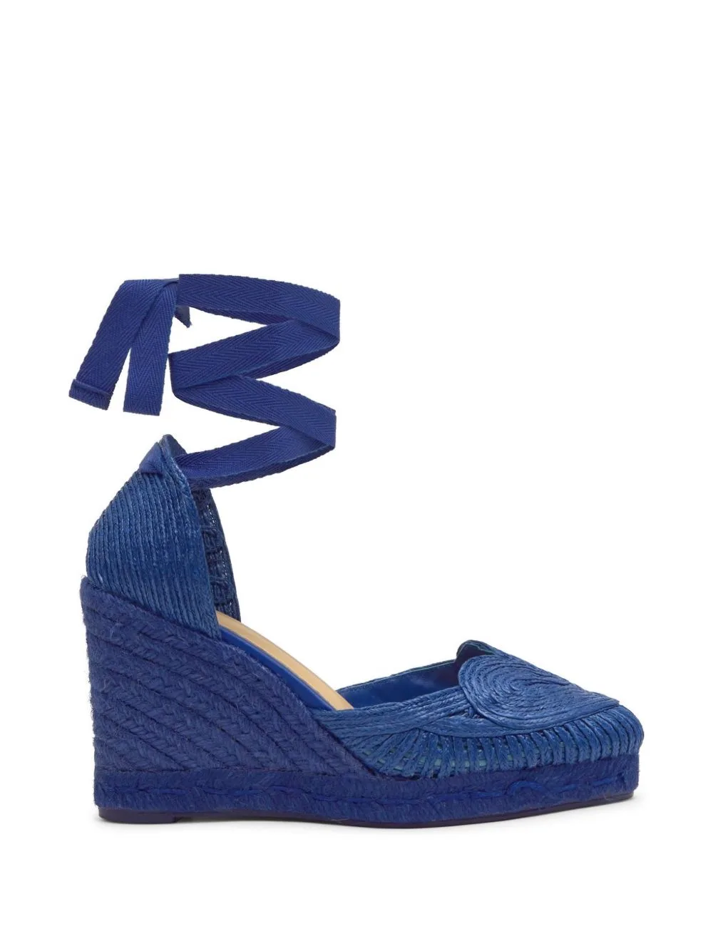 Cacia Heart-Motif Wedge Espadrilles by Castañer