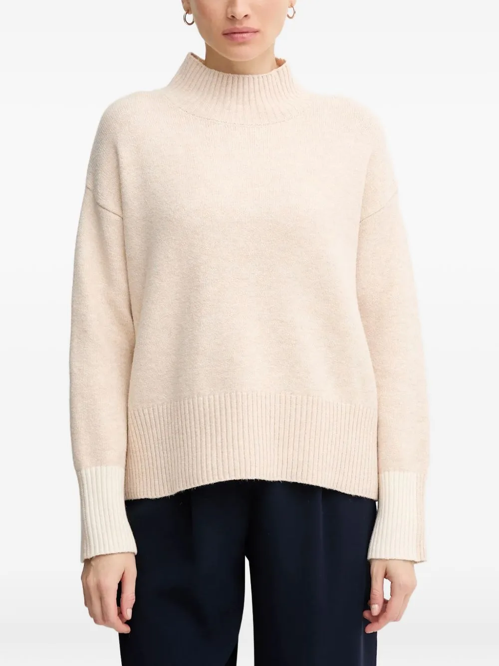 Turtleneck Ribbed Sweater by Marc Aurel