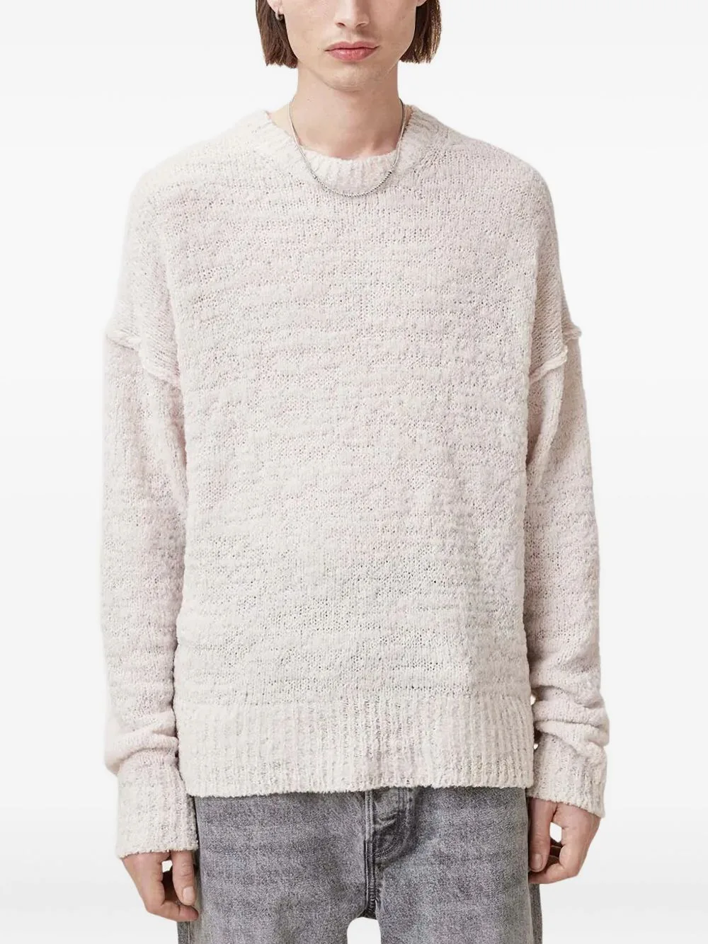 Frayed-Detail Jumper by AllSaints