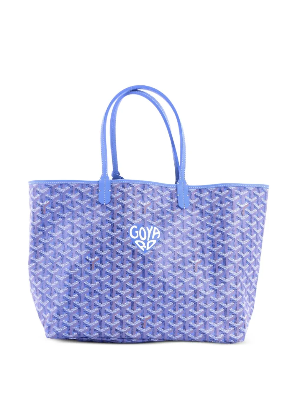 Saint Louis Reversible Coated Canvas and Printed Canvas PM Tote Bag by Goyard Pre-Owned