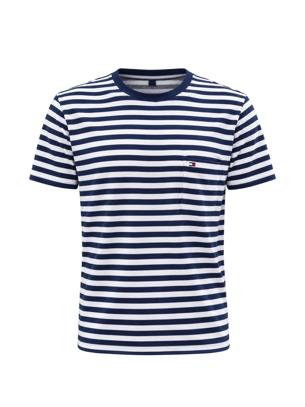 Striped-Print Pocket T-Shirt by Tommy Hilfiger