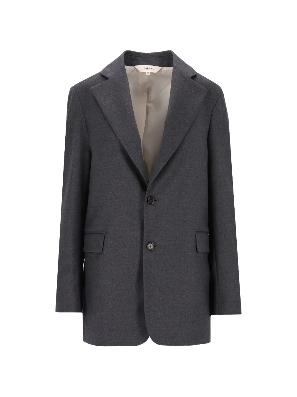 Galà Flan Flannel Single-Breasted Jacket by Barena