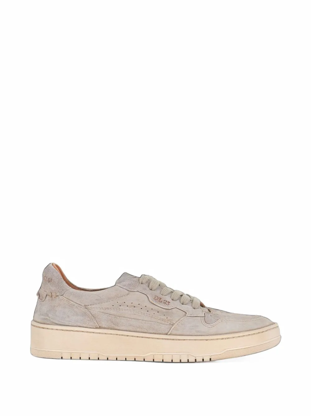 Panelled Lace-Up Sneakers by LEMARGO