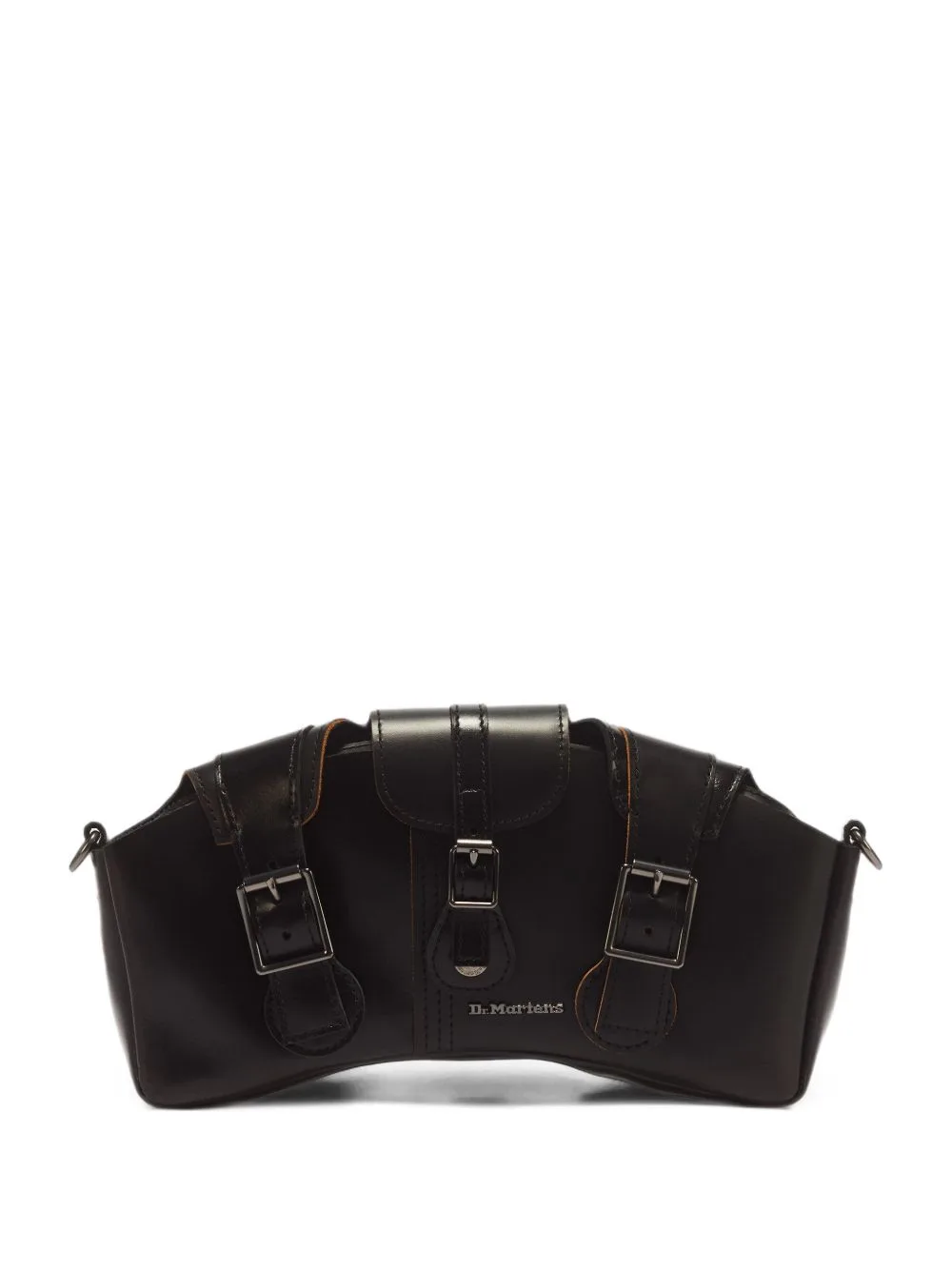Buckle-Detail Leather Shoulder Bag by Dr. Martens