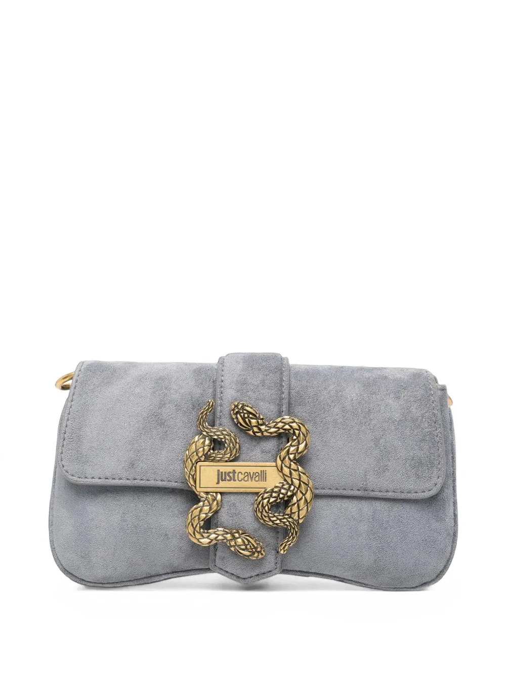Snake-Plaque Cross Body Bag by Just Cavalli