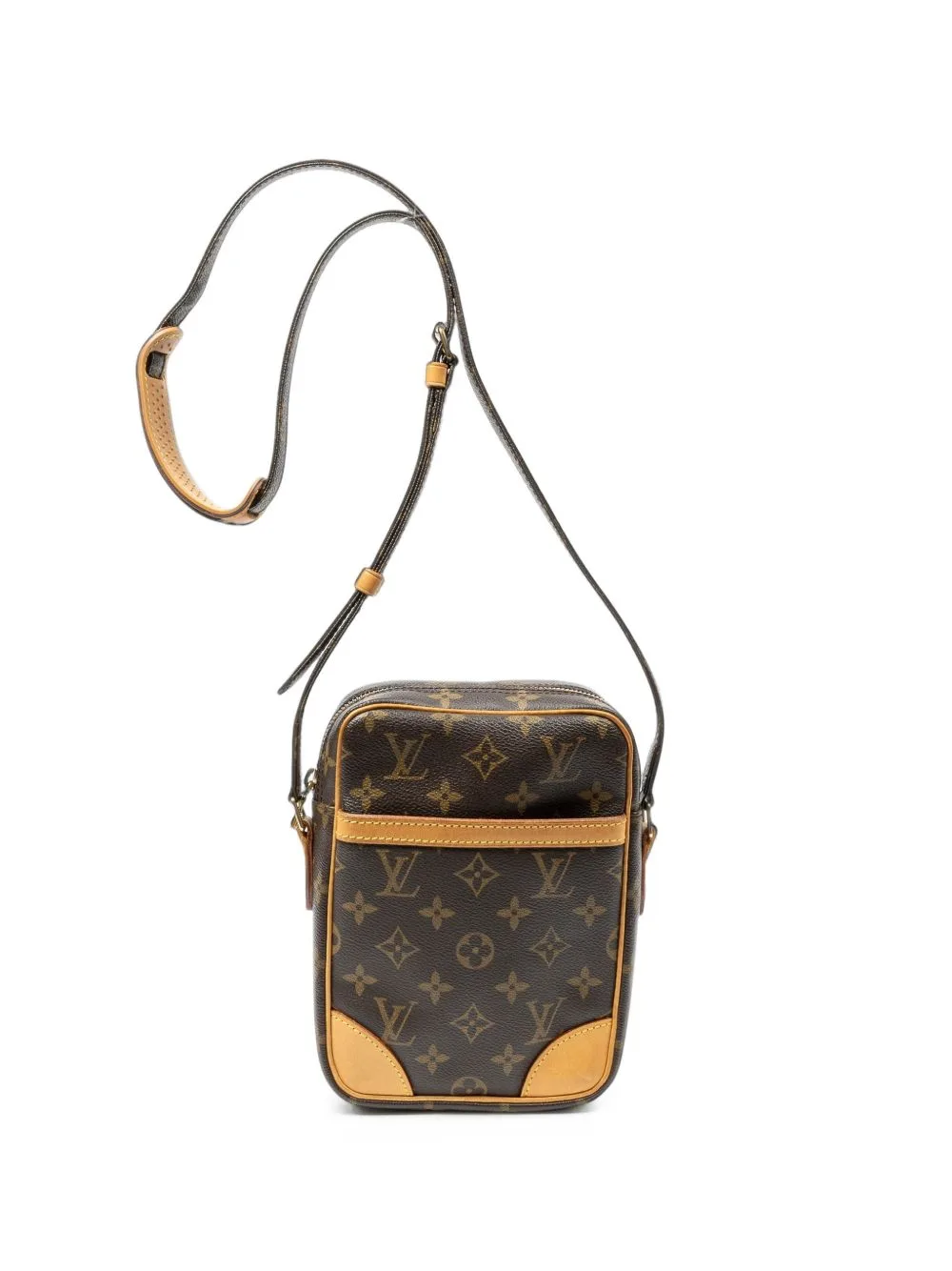 Danube Monogram Zip-Fastening Cross Body Bag by Louis Vuitton Pre-Owned