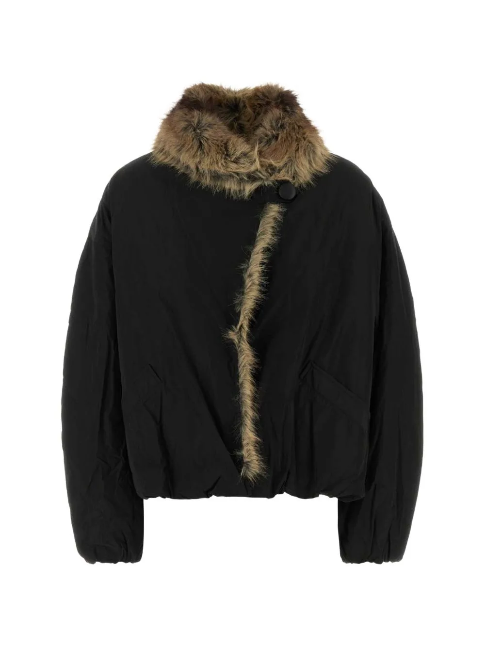 Charone Technical Jacket with Faux-Fur Collar by ISABEL MARANT