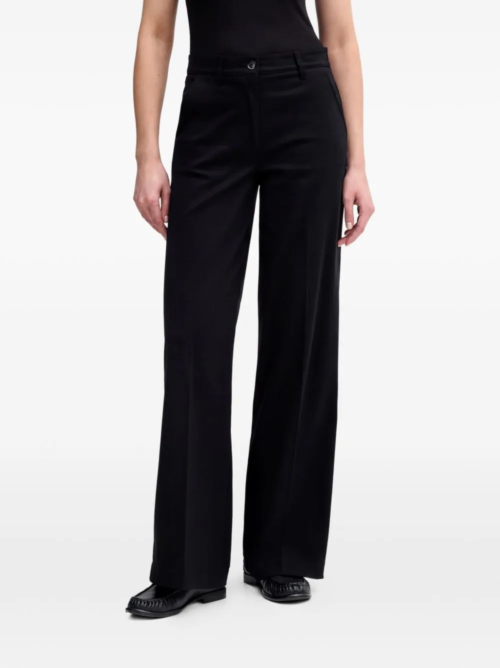 Zip-Up Trousers by Sisley