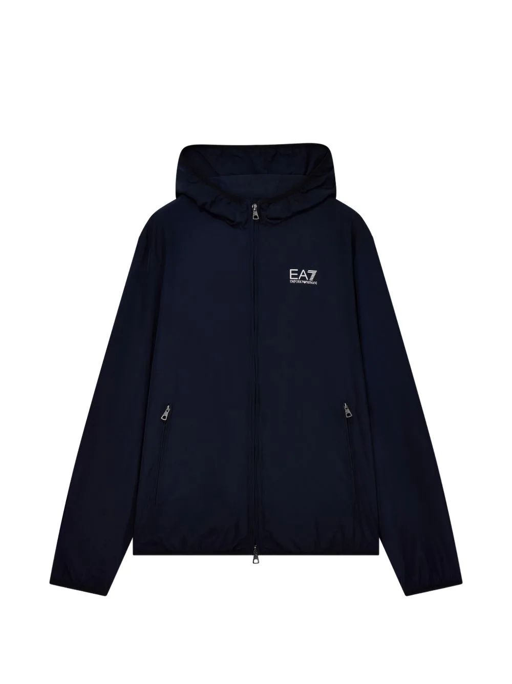 Logo-Print Hooded Jacket by Ea7 Emporio Armani