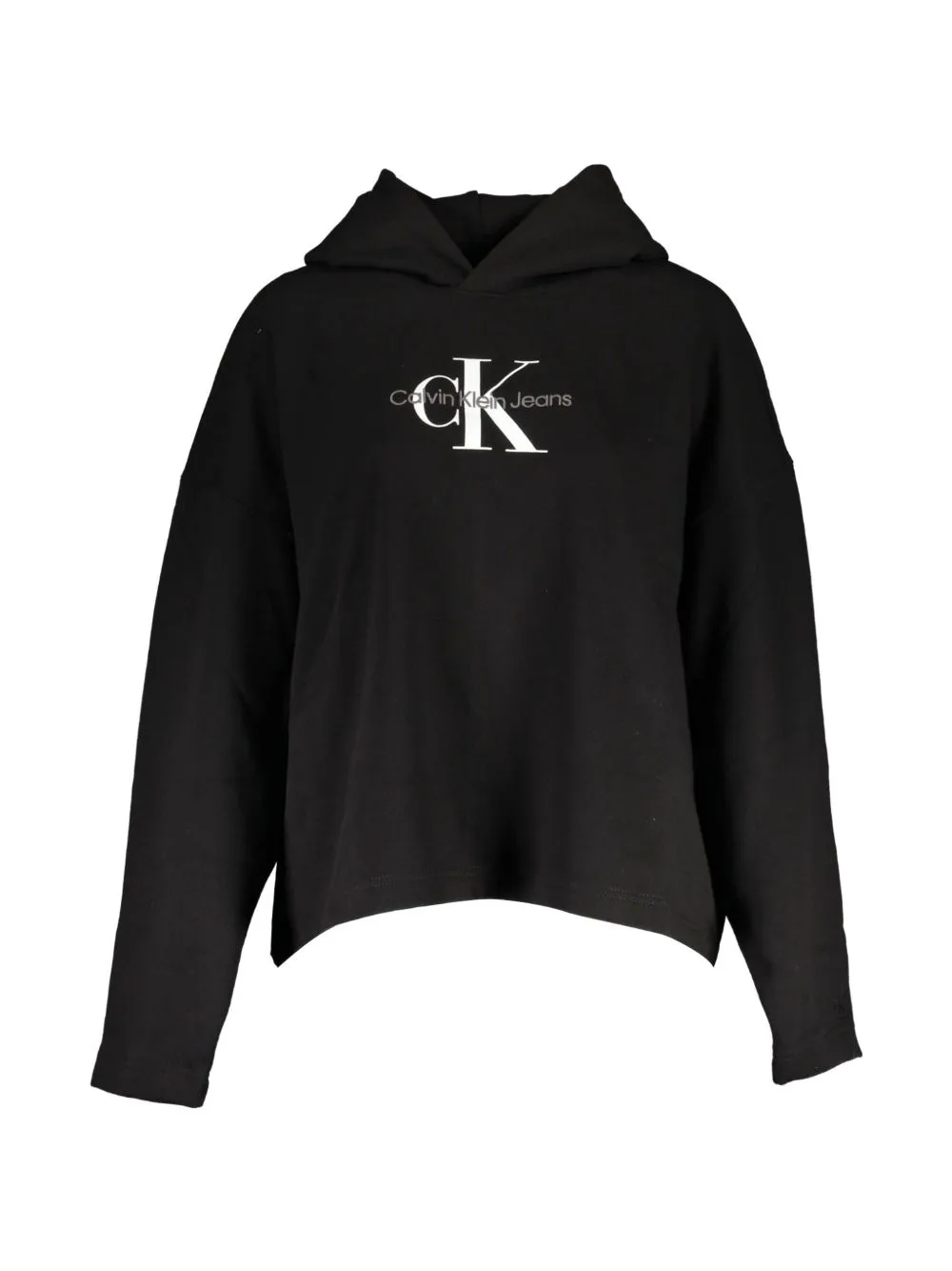 Logo-Print Relaxed-Fit Hoodie by Calvin Klein